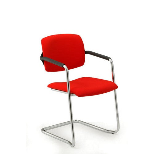 Посетителски стол Laila 0580 с тапицирана облегалка - ChairPro