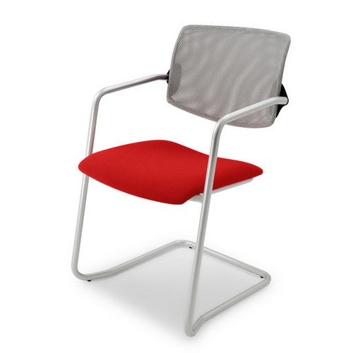 Посетителски стол Laila 0582 с мрежеста облегалка - ChairPro