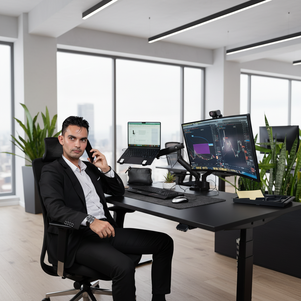 Височинно регулируемо бюро Ergo Desk Ultra