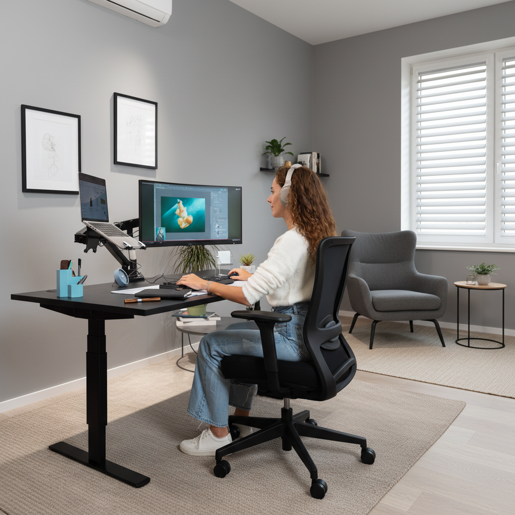 Височинно регулируемо бюро Ergo Desk Ultra