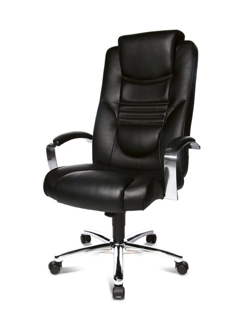 Офис стол Soft Lux Chrome – черен - ChairPro