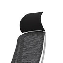 Фиксиран подглавник за стол Sylphy - черен