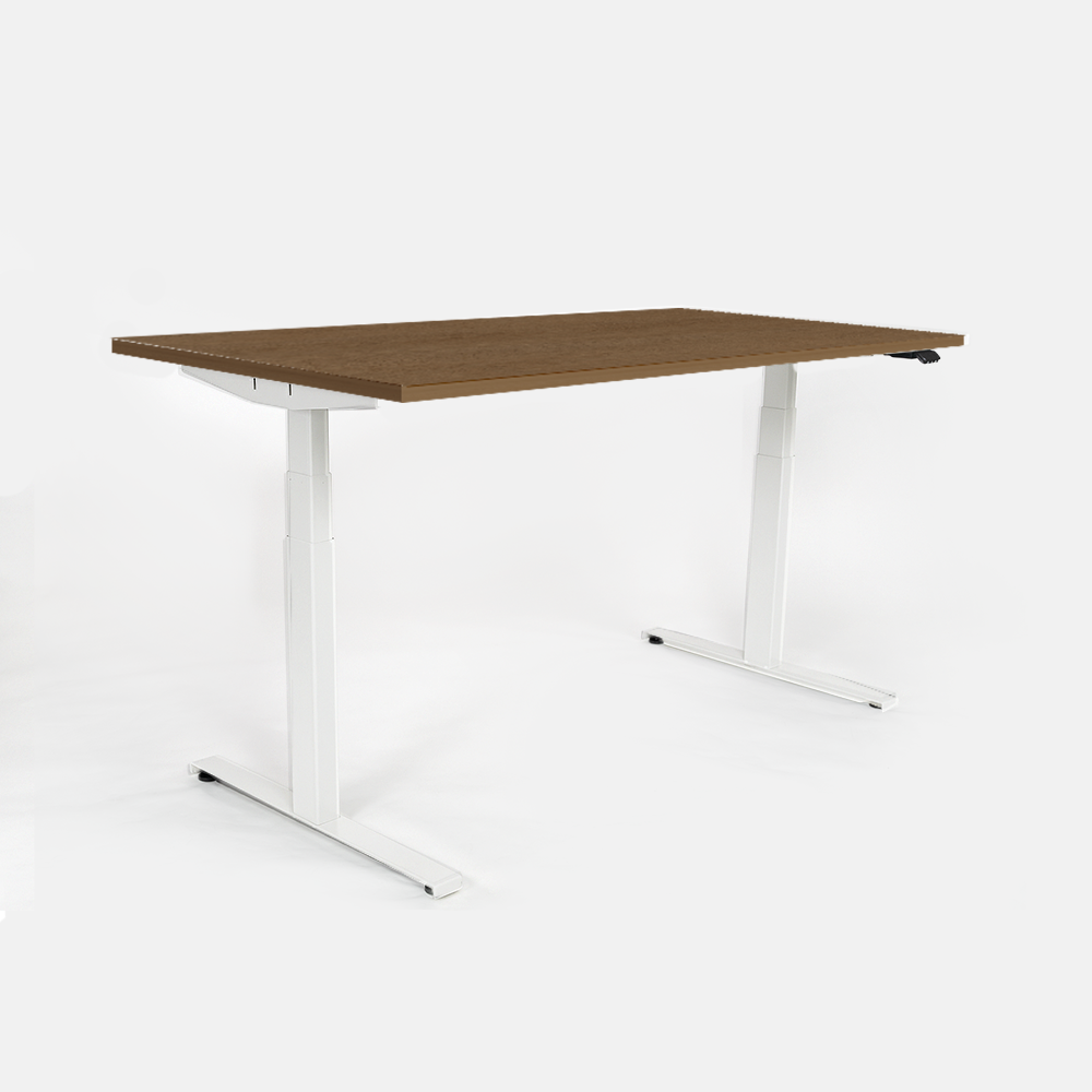 Цвят на основата: Бял | Цвят на плота: Орех Пасифик табак