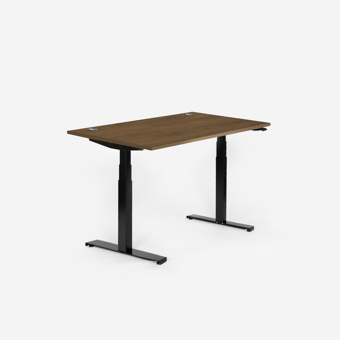 Цвят на основата: Черен | Цвят на плота: Орех Пасифик табак