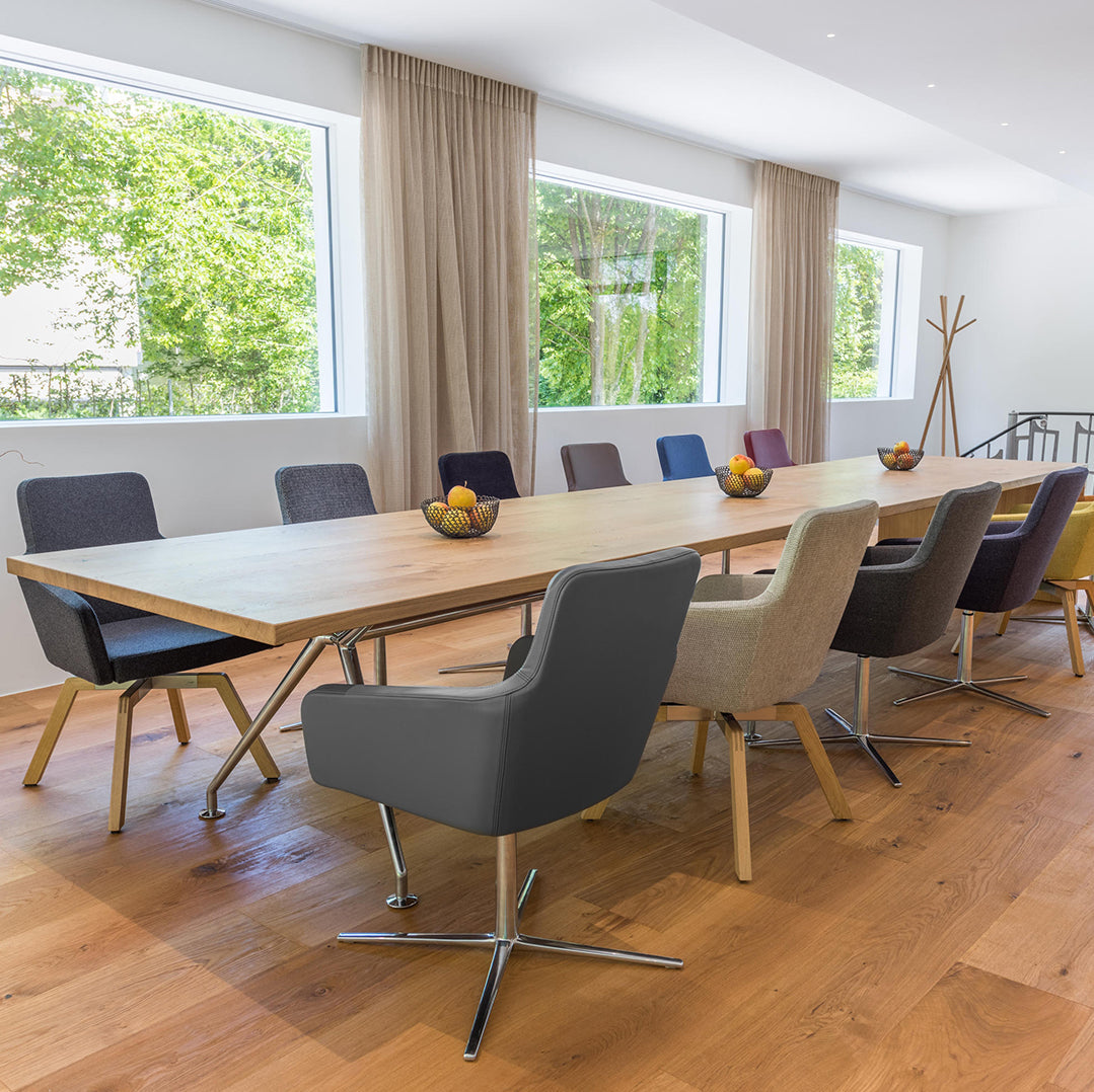 Конферентна маса W-Table ALU - полиран алуминий