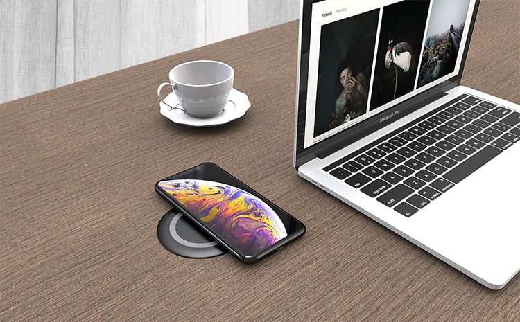 Безжично зарядно за бюро - черен - ChairPro