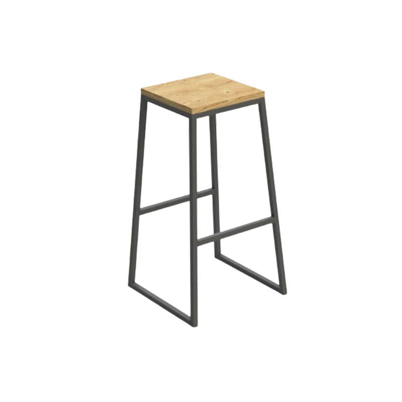 Бар стол Industrial дърво