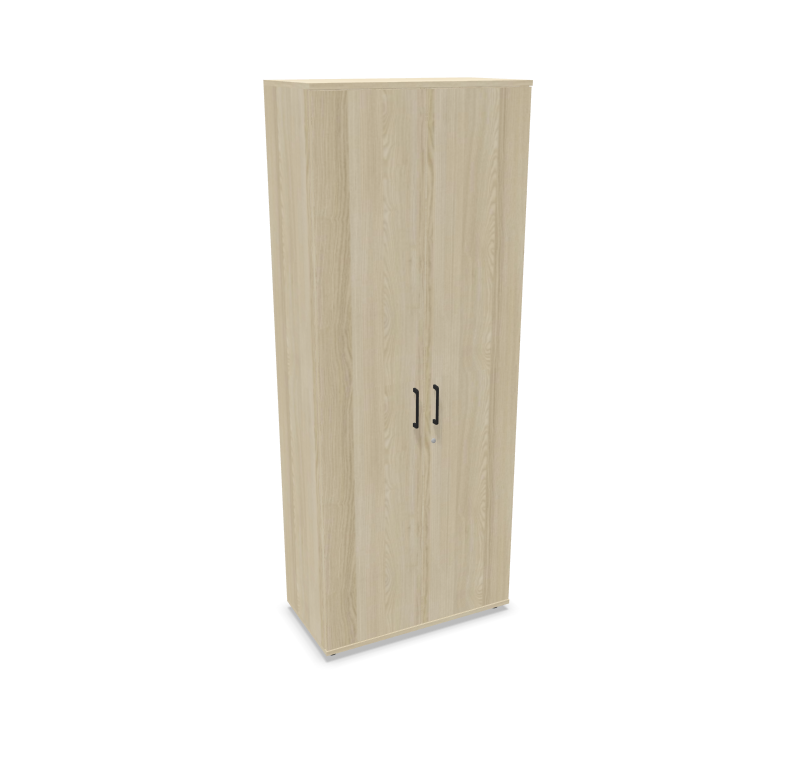 Офис шкаф с врати и заключване PD54W 420x800х2020 мм. - Acacia