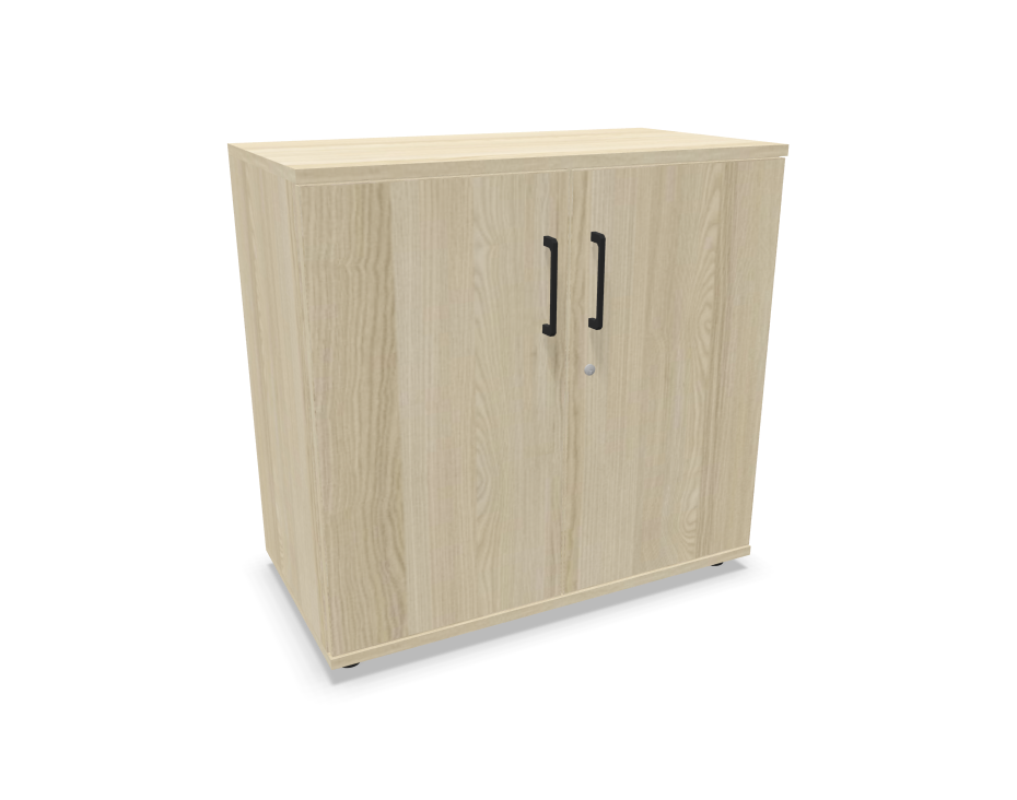 Офис шкаф с врати и заключване PD24 420x800х770 мм. - Acacia