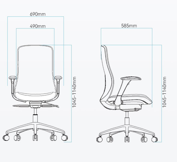 Ергономичен стол ChairPro Fedo G – dull-red - мостра