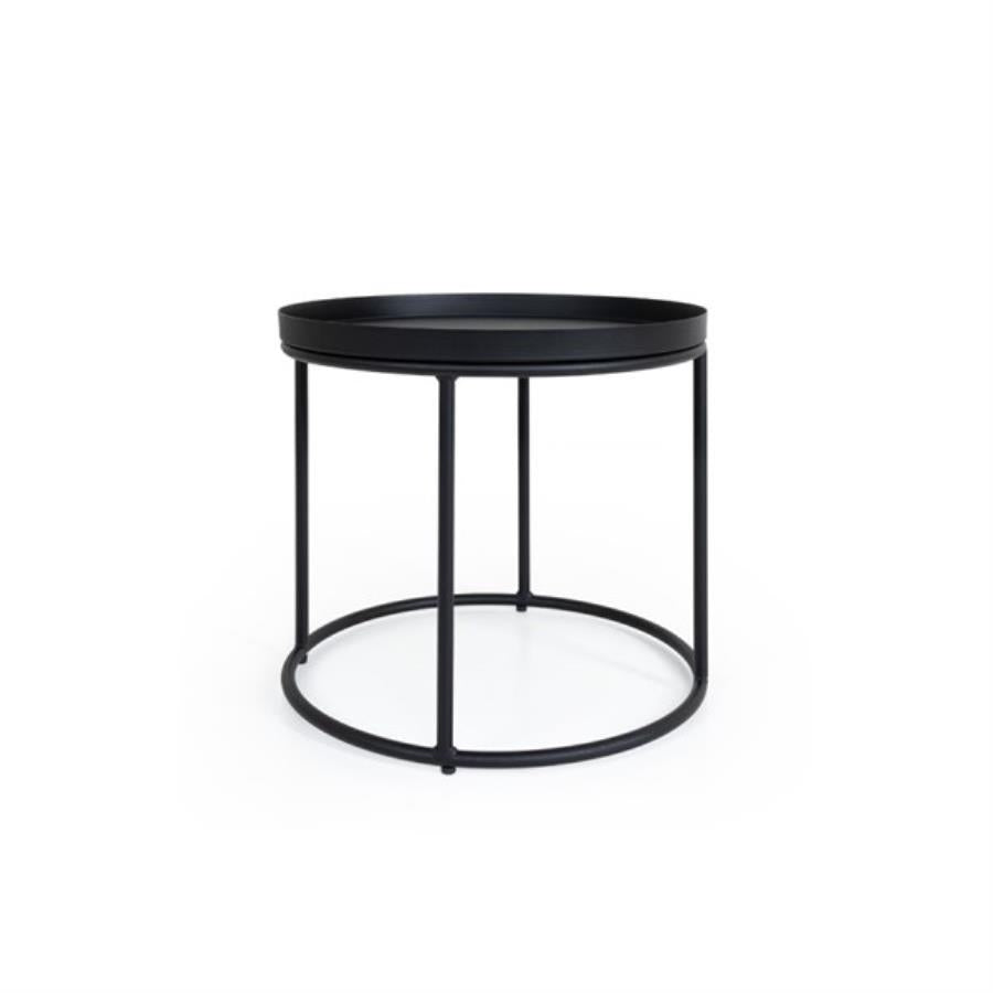 Ниска маса Round, ф. 60 см. плот Compact Cream