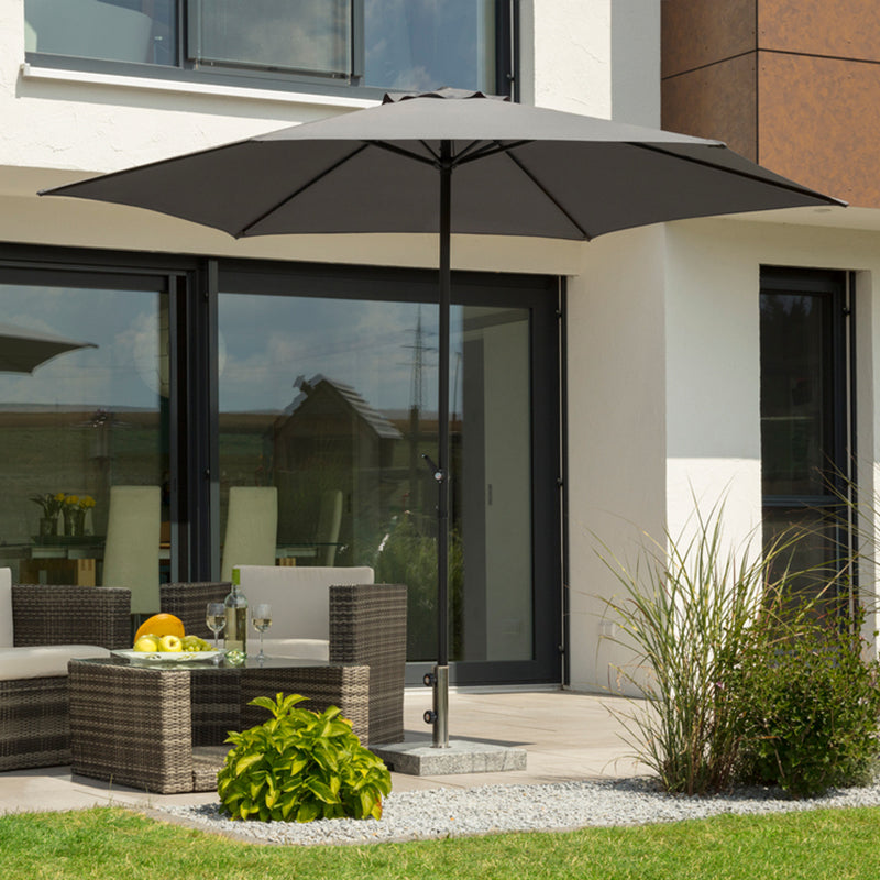 Градински чадър Bergamo 3 м - натур