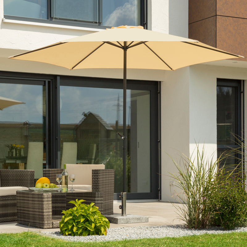 Градински чадър Bergamo 3 м - натур