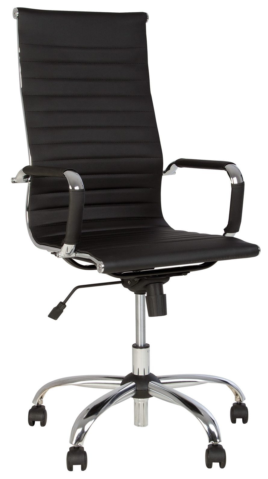 Офис стол Slim HB - еко кожа - цвят крем