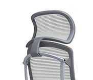 Широк подглавник Contessa II, сива рамка, светло сива мрежа