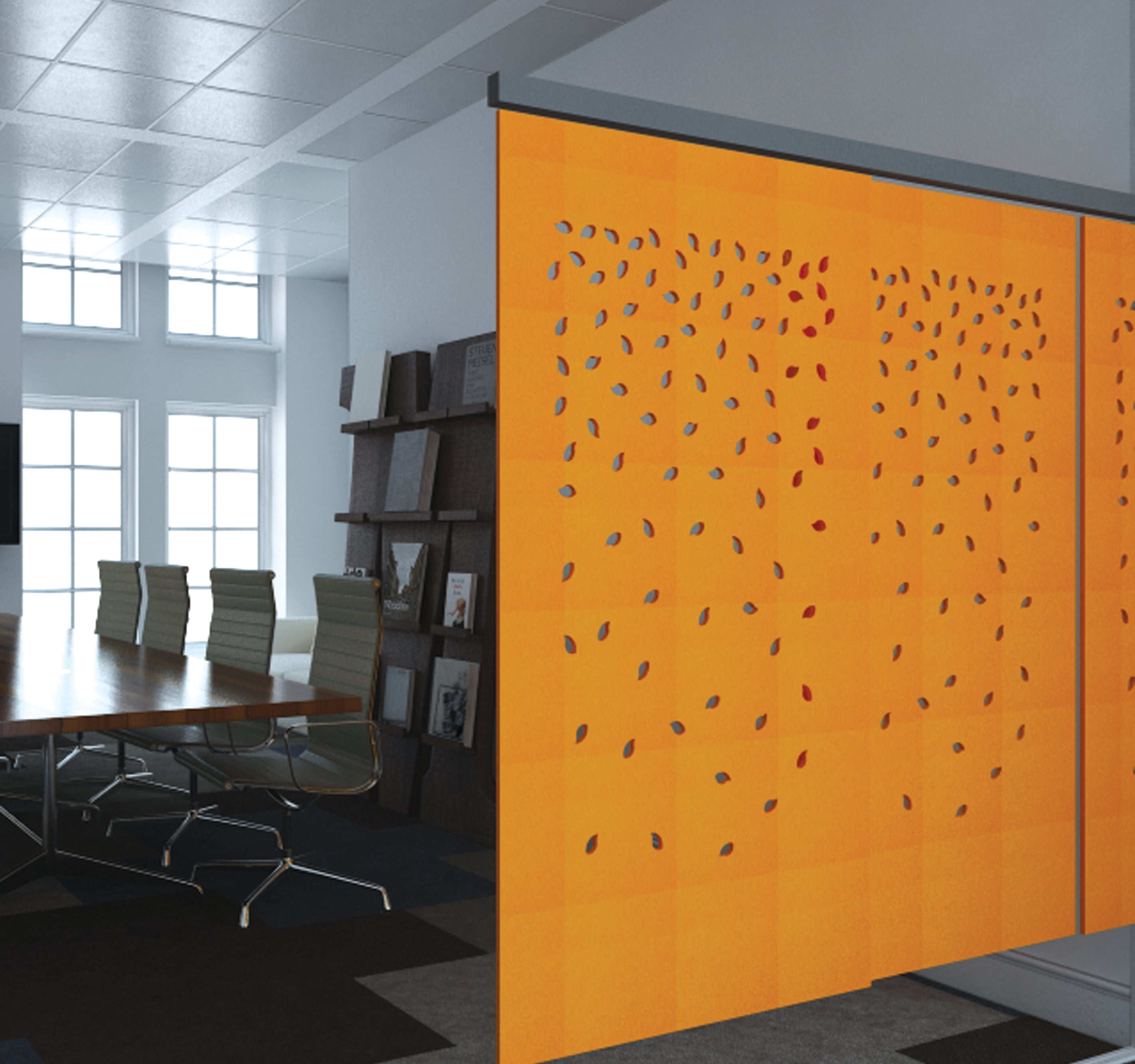 Висящ акустичен панел MOD Mesh-зелен - мостра