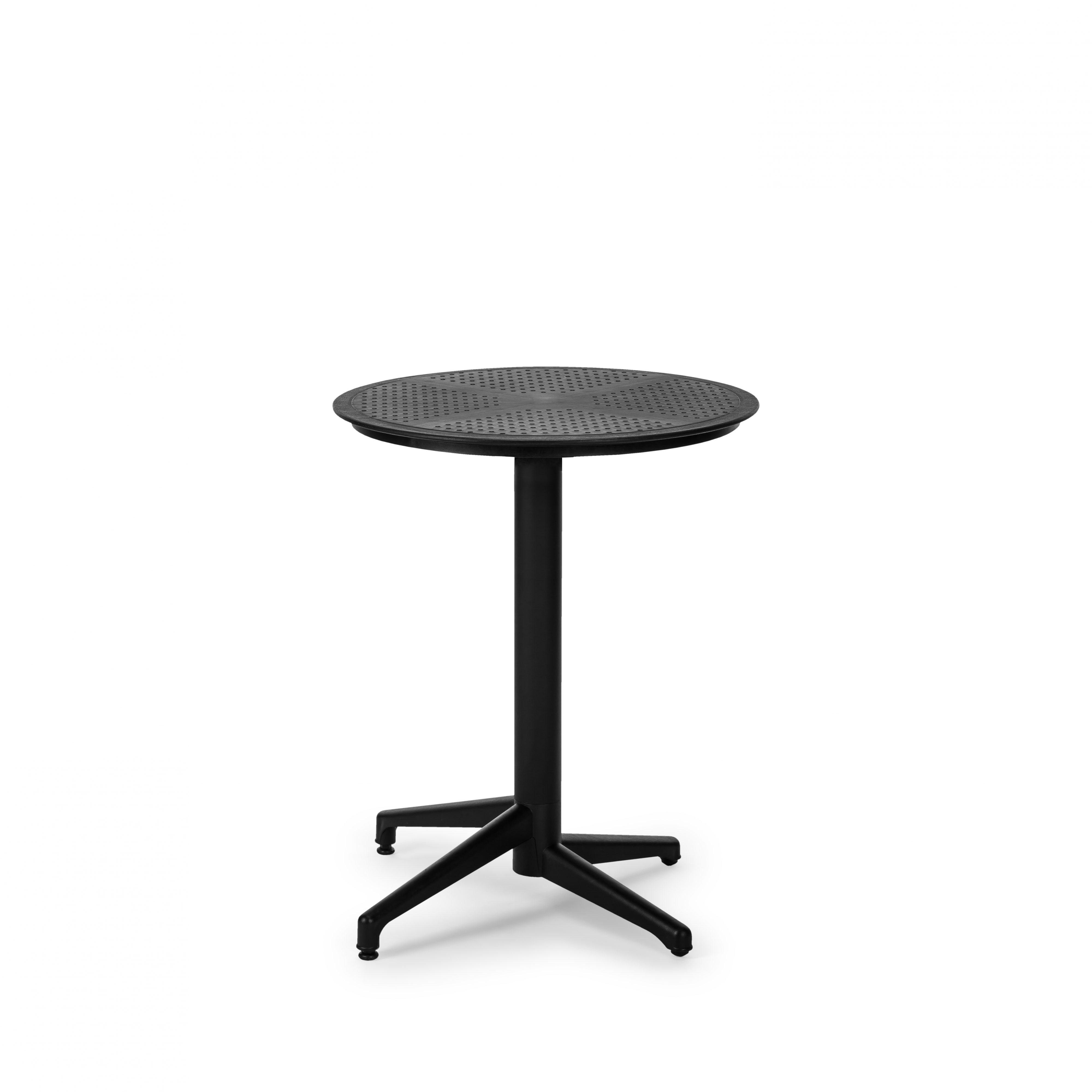 Градинска ниска маса Moon ф60 см – черен