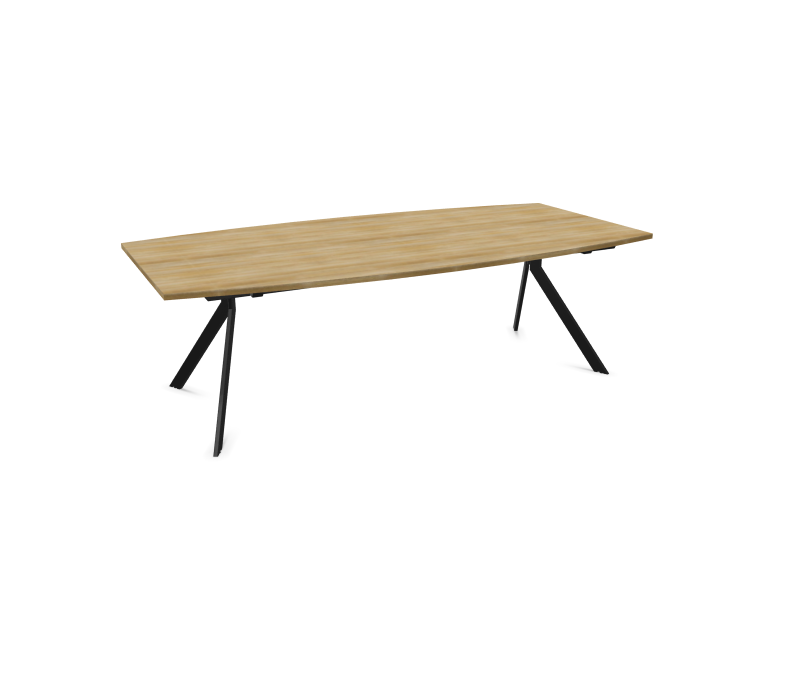 Конферентна маса AXY Line Y, Barrel Shape, 2400x1200 мм.