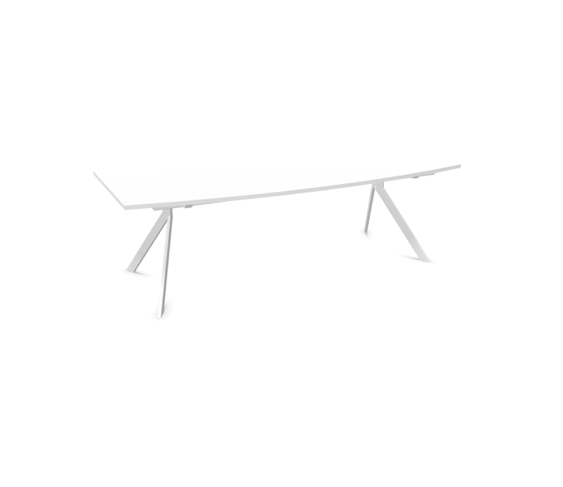 Конферентна маса AXY Line Y, Barrel Shape, 2400x1200 мм.