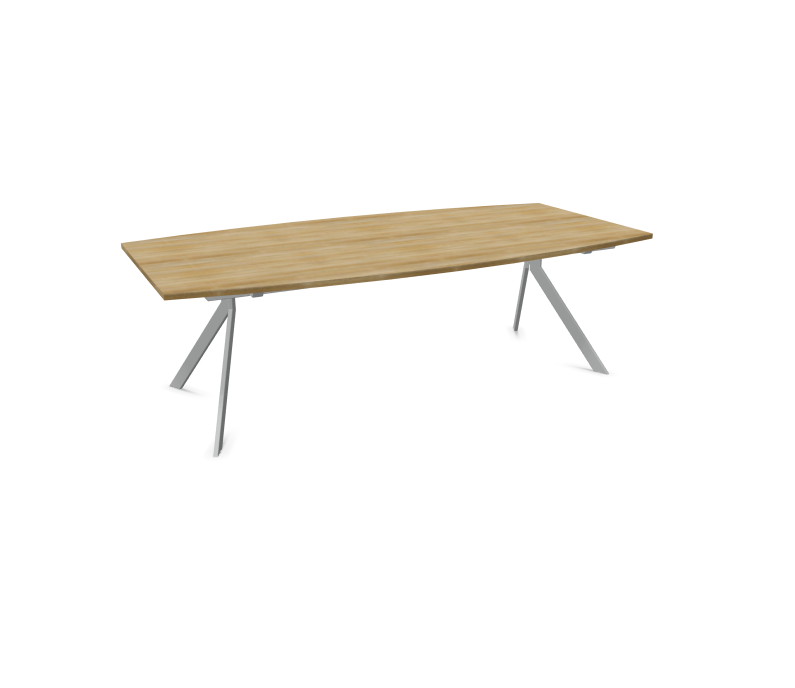 Конферентна маса AXY Line Y, Barrel Shape, 2400x1200 мм.