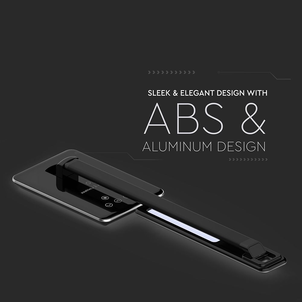 Ергономична настолна LED лампа 5 W със зареждане на GSM, бяла