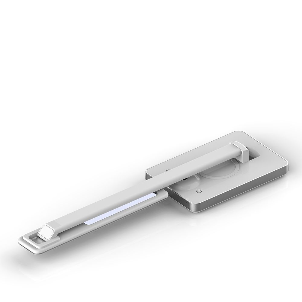 Ергономична настолна LED лампа 5 W със зареждане на GSM, бяла