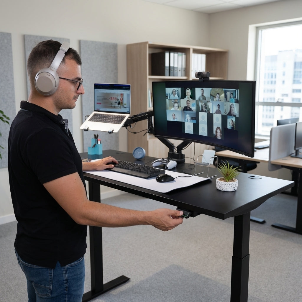 Височинно регулируемо бюро Ergo Desk Ultra Experience