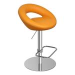 Бар стол Solo, еко-кожа, жълт -мостра