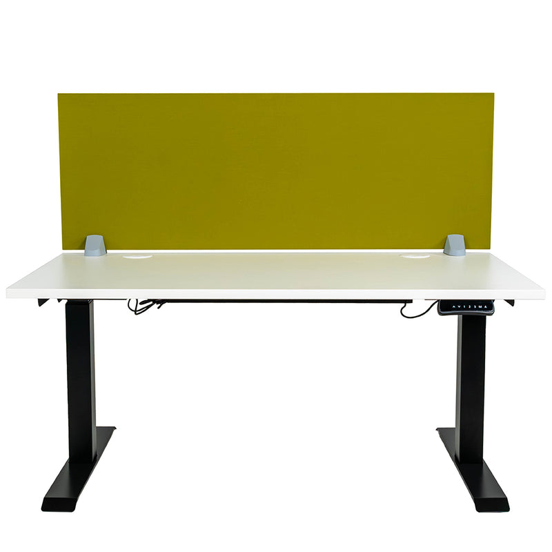 Челен акустичен панел за бюро 118/50/2 см - сив