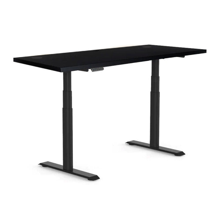 Височинно регулируемо бюро Elevate Desk | Цвят на основата: Черен | Плот 118x68x2.5 - Черен | Плот 138x68x2.5 - Черен | Плот 158x80x2.5 - Черен