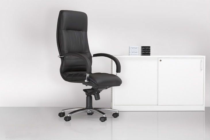 Офис стол LINEA STEEL - черен - ChairPro