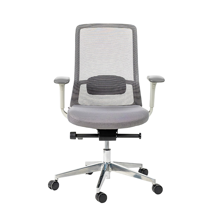 Ергономичен стол ChairPro Nexus White-Edition- Light Grey Seat