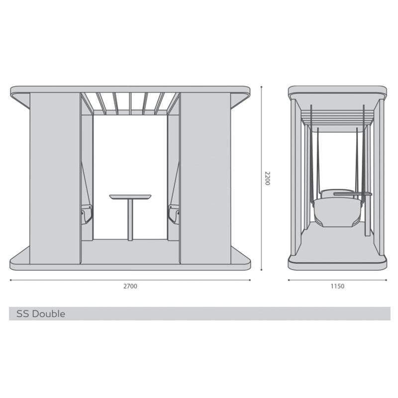 Social Swing Double - ChairPro
