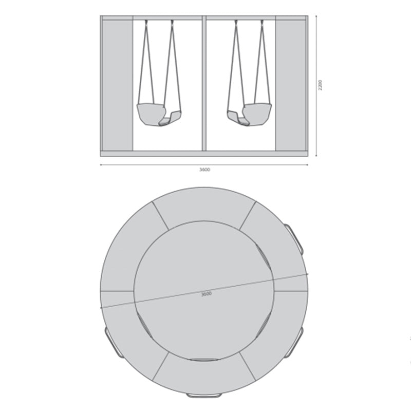 Social Swing Round - ChairPro