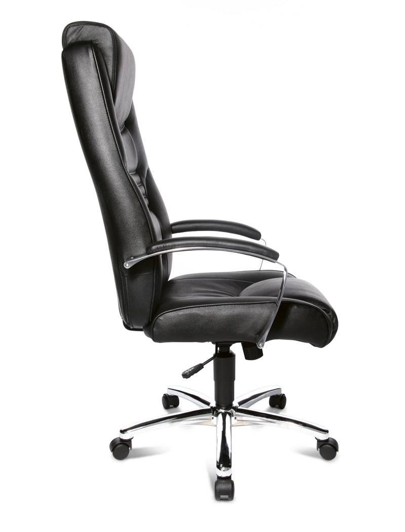 Офис стол Soft Lux Chrome – черен - ChairPro