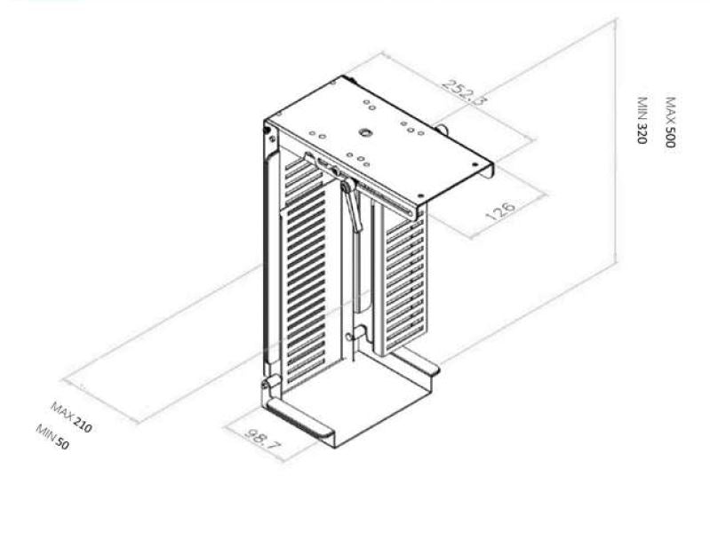 Поставка за desktop компютър - ChairPro