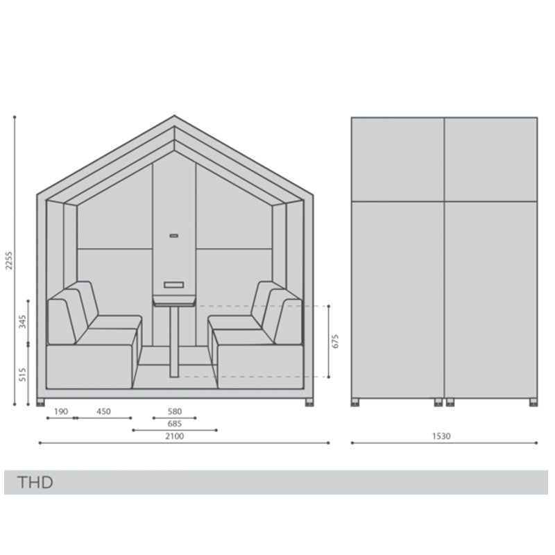 Шумоизолиран кът Treehouse Double TH D - ChairPro