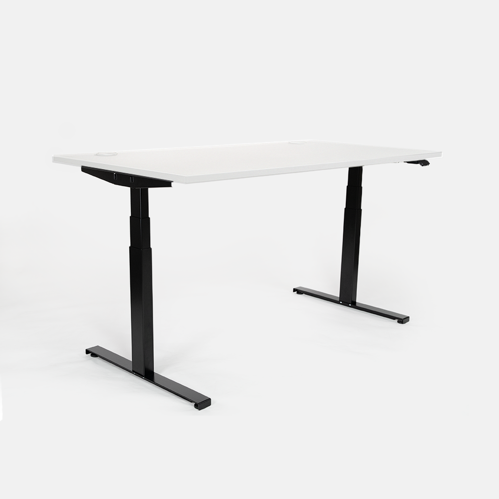 Цвят на основата: Черен | Цвят на плота: Бял шагрен