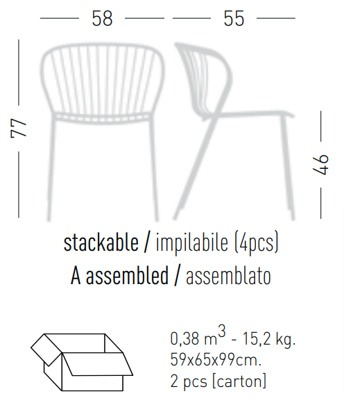 Стол за заведение Amitha