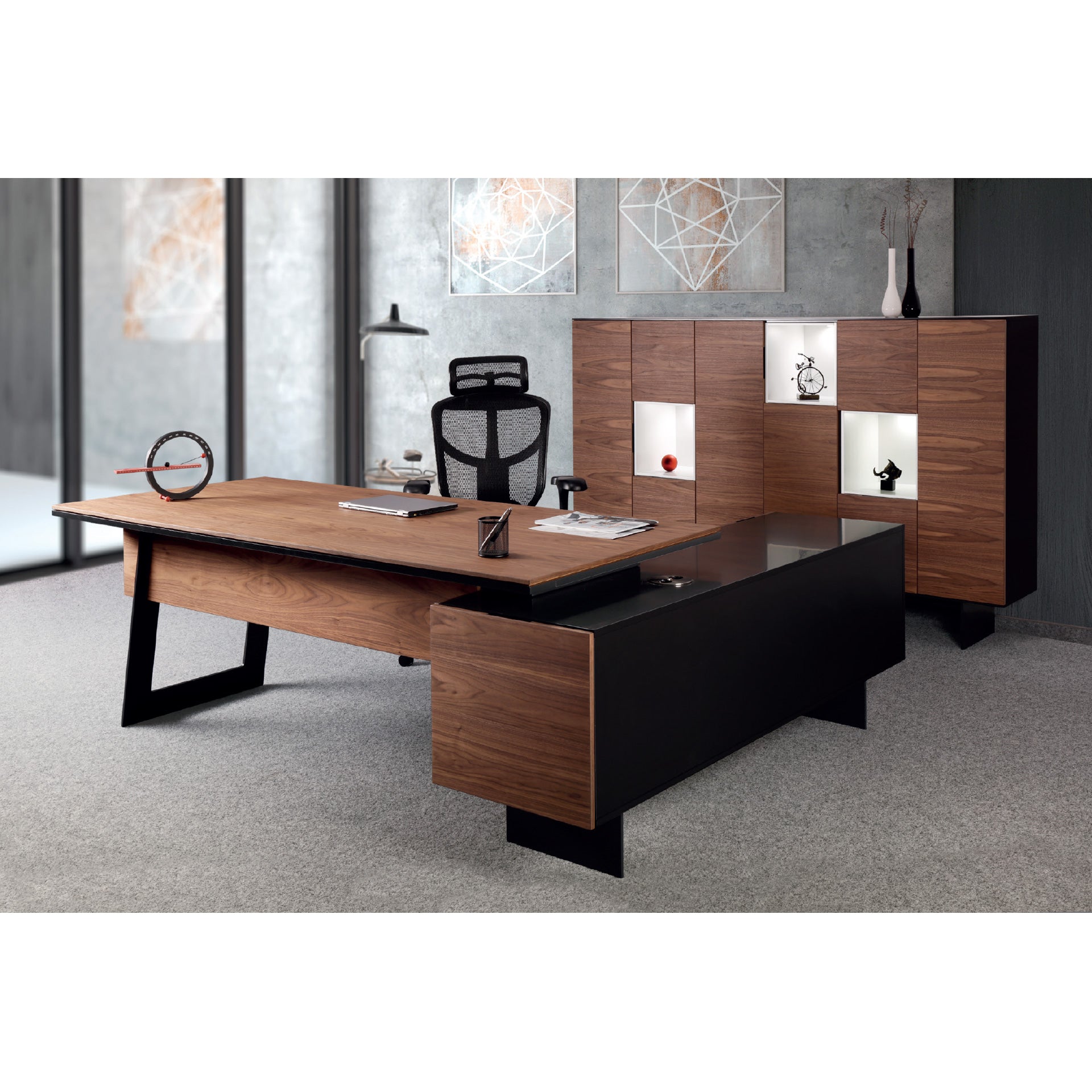 Офис бюро с помощен шкаф 2164x1800 Lux - ChairPro