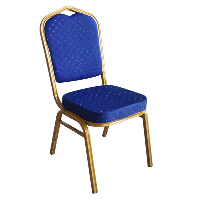 Метален кетъринг стол – Синя дамаска - ChairPro