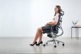 Ергономичен офис стол ErgoPro - седалка в дамаска - ChairPro