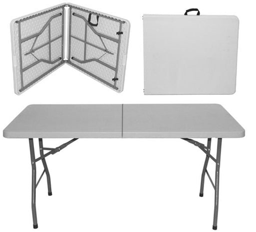 Сгъваема правоъгълна маса за кетъринг - 152 X 76 см - ChairPro