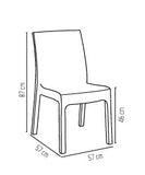 Градински стол Deluxe PVC ратан - HK710 - ChairPro