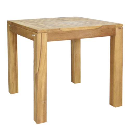 Градинска маса JAVA 80x80 см - тиково дърво - ChairPro