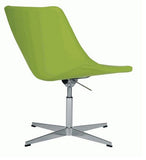 Посетителски офис стол Soft Cross - зелен, еко кожа /мостра/ - ChairPro